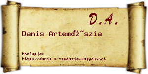 Danis Artemíszia névjegykártya